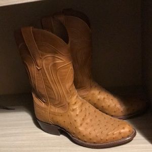 Tecovas ostrich boots
